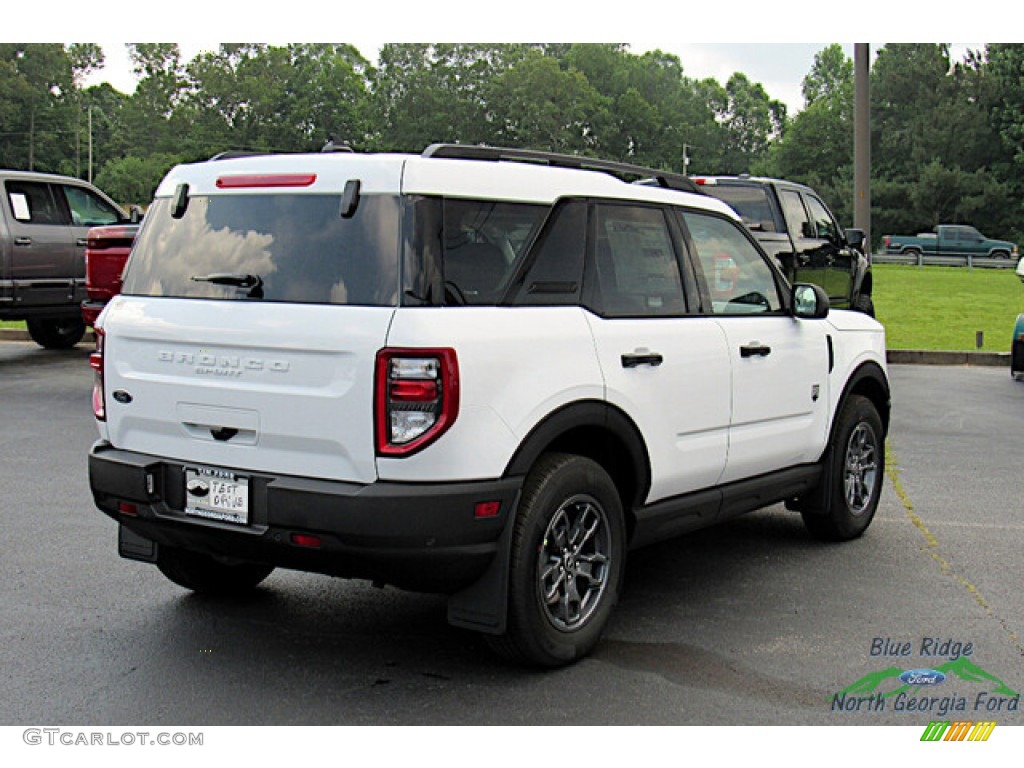 2023 Bronco Sport Big Bend 4x4 - Oxford White / Medium Dark Slate photo #5