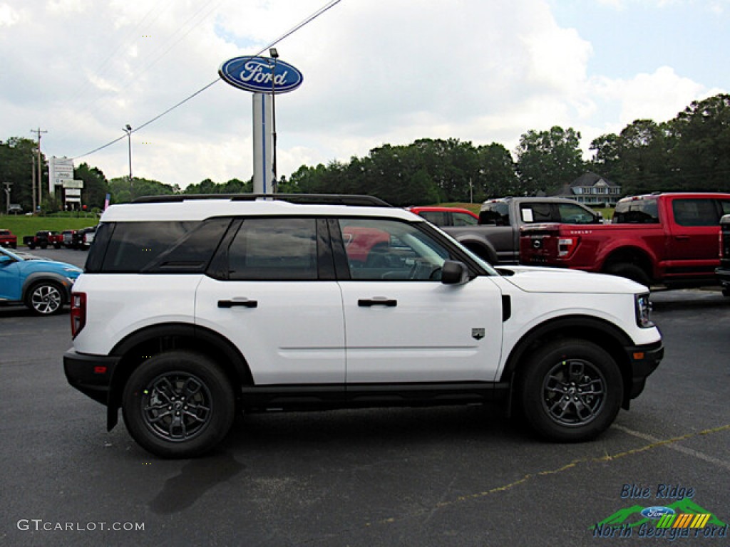 2023 Bronco Sport Big Bend 4x4 - Oxford White / Medium Dark Slate photo #6