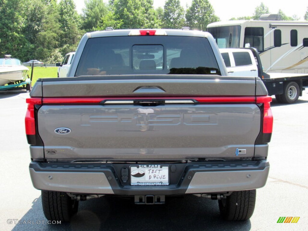Carbonized Gray Metallic 2023 Ford F150 Lightning Lariat 4x4 Exterior Photo #146282842