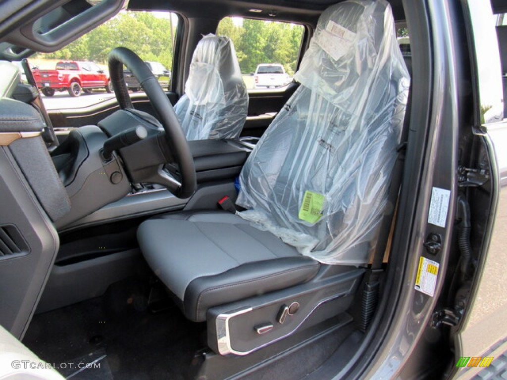 2023 Ford F150 Lightning Lariat 4x4 Front Seat Photo #146282893