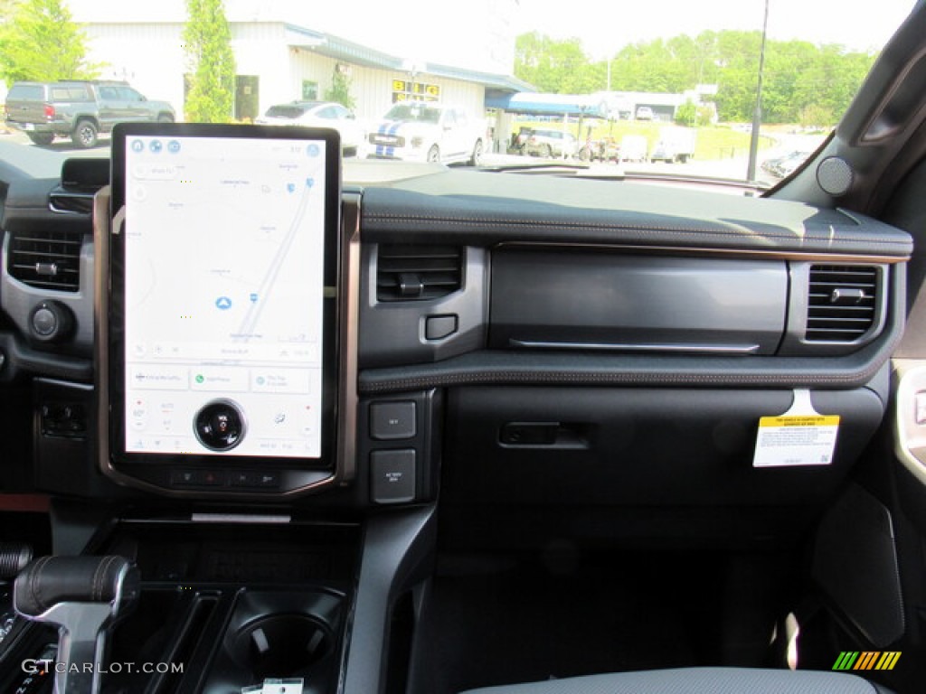 2023 Ford F150 Lightning Lariat 4x4 Black/Slate Gray Dashboard Photo #146282935
