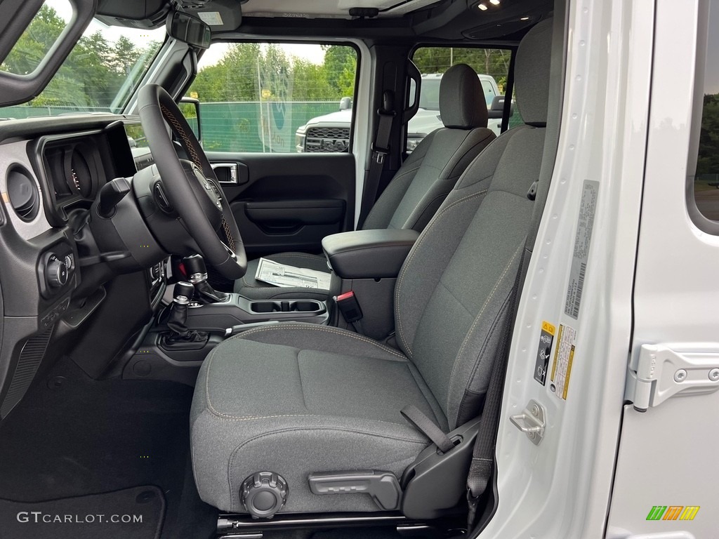 Black Interior 2024 Jeep Wrangler 4-Door Sport S 4x4 Photo #146283198