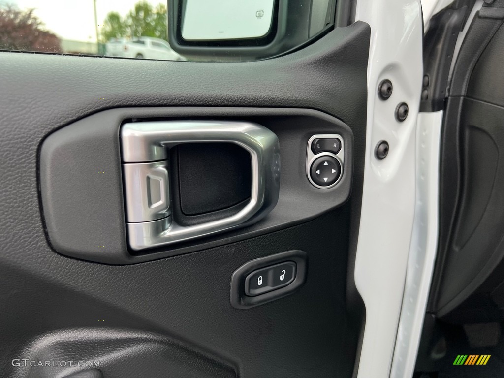 2024 Jeep Wrangler 4-Door Sport S 4x4 Black Door Panel Photo #146283202