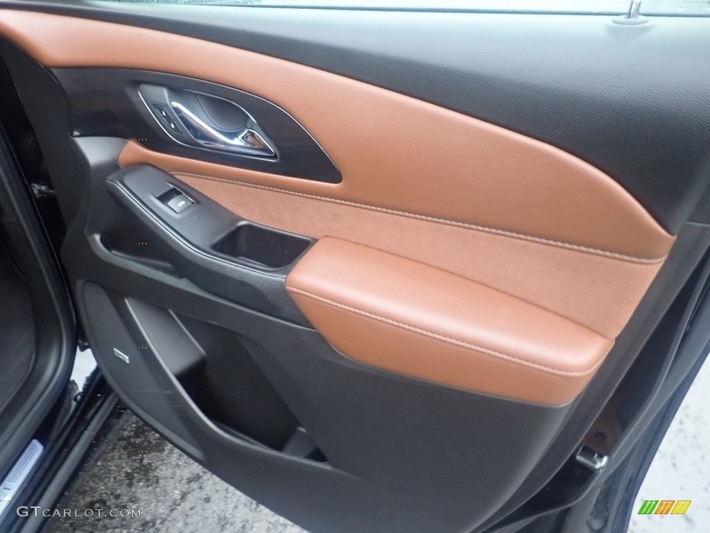 2019 Chevrolet Traverse High Country AWD Jet Black/Loft Brown Door Panel Photo #146283256