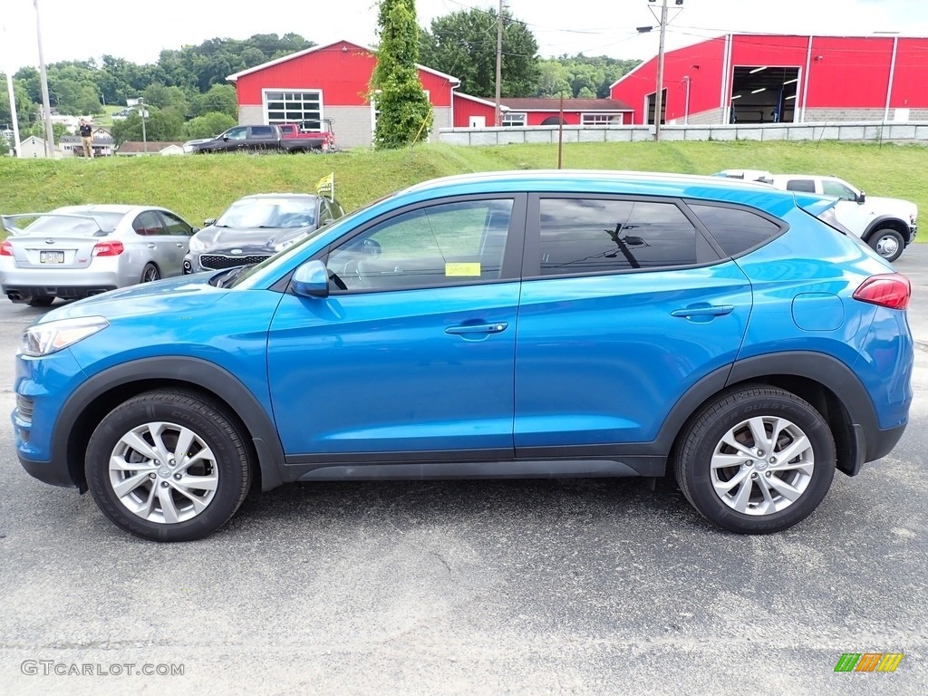 2020 Tucson Value AWD - Aqua Blue / Black photo #2