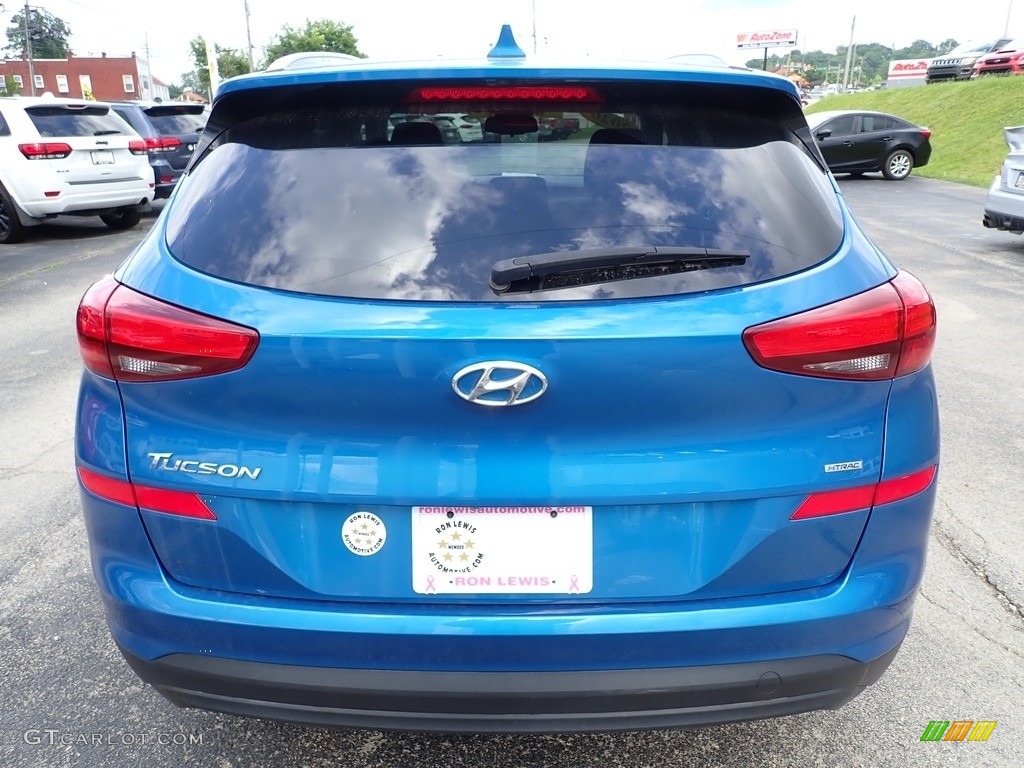 2020 Tucson Value AWD - Aqua Blue / Black photo #4