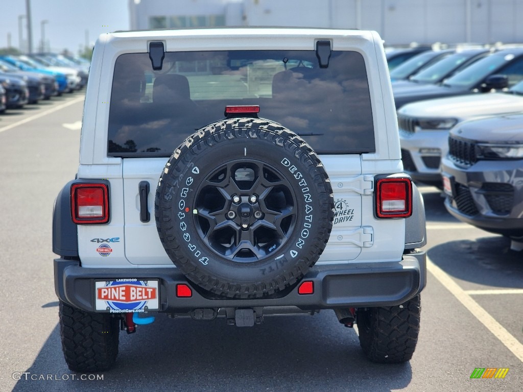 2023 Wrangler Unlimited Willys 4XE Hybrid - Bright White / Black photo #5