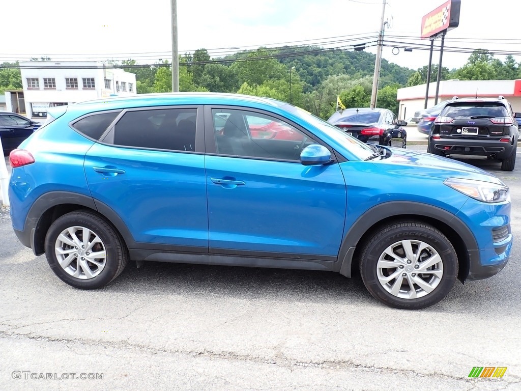 2020 Tucson Value AWD - Aqua Blue / Black photo #7