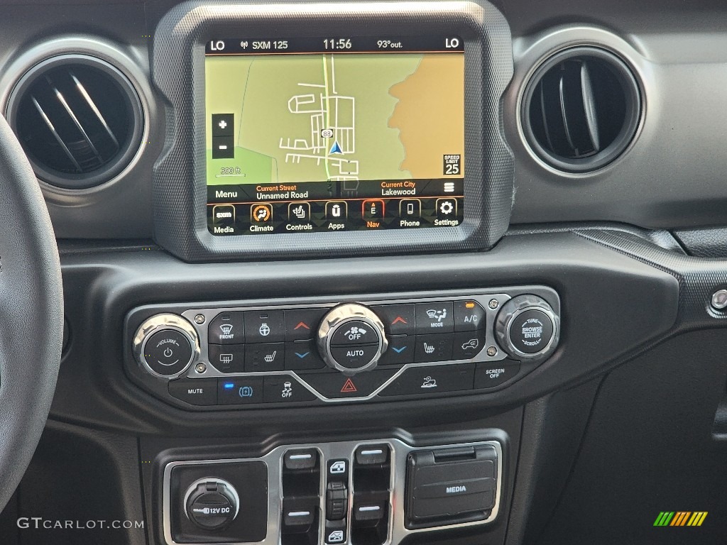 2023 Jeep Wrangler Unlimited Willys 4XE Hybrid Navigation Photos