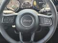 Black 2023 Jeep Wrangler Unlimited Willys 4XE Hybrid Steering Wheel