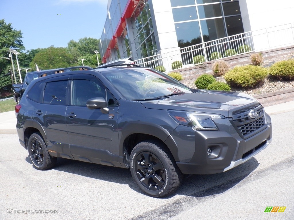 Magnetite Gray Metallic 2022 Subaru Forester Wilderness Exterior Photo #146288216