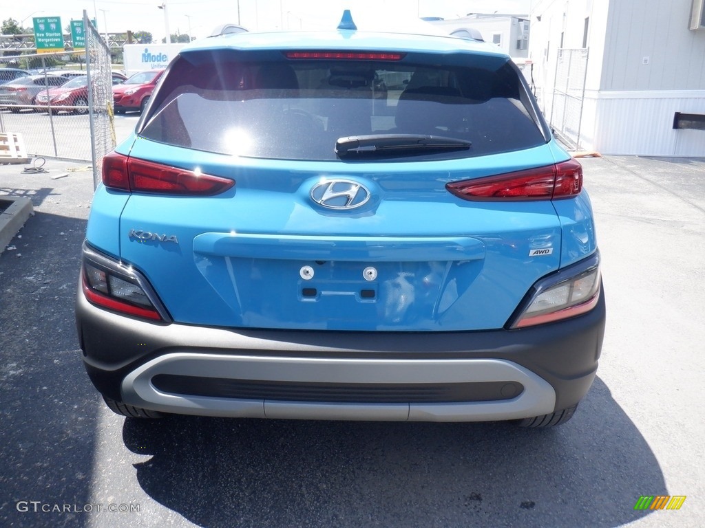 2023 Kona SEL AWD - Teal Isle / Gray photo #8