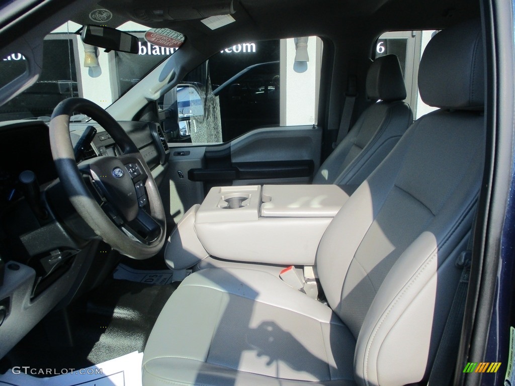 2019 F250 Super Duty XL Crew Cab 4x4 - Blue Jeans / Earth Gray photo #6