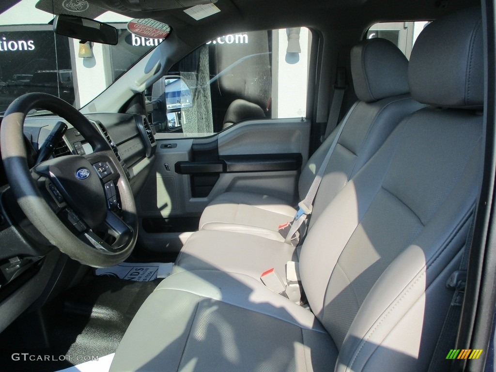 2019 F250 Super Duty XL Crew Cab 4x4 - Blue Jeans / Earth Gray photo #7