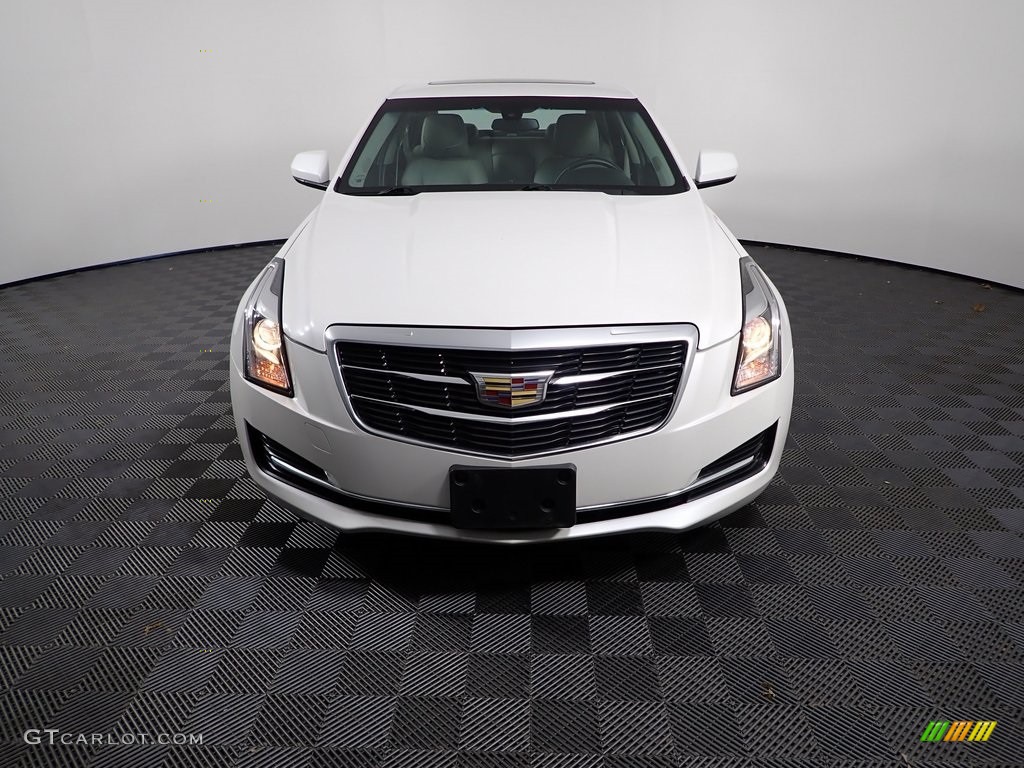2016 ATS 2.0T AWD Sedan - Crystal White Tricoat / Light Platinum photo #6