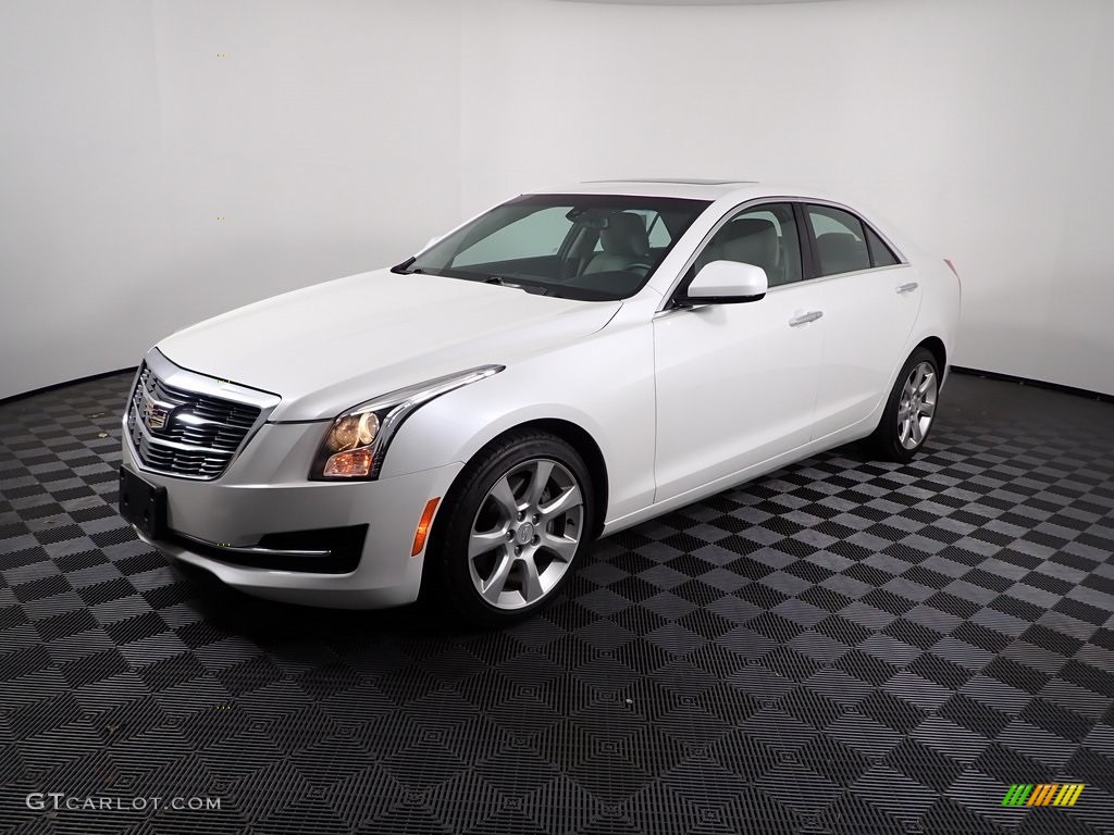 2016 ATS 2.0T AWD Sedan - Crystal White Tricoat / Light Platinum photo #7