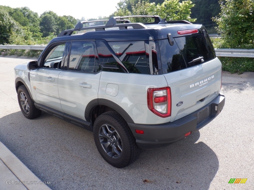 2021 Bronco Sport Badlands 4x4 - Cactus Gray / Ebony/Roast photo #17