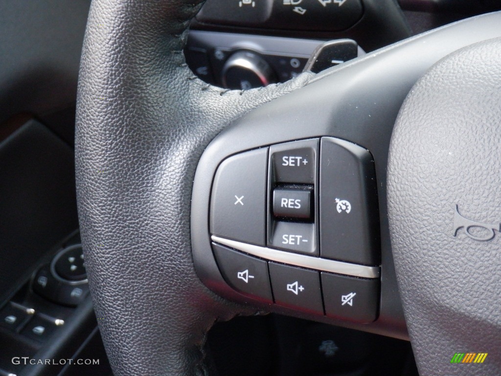 2021 Ford Bronco Sport Badlands 4x4 Ebony/Roast Steering Wheel Photo #146290202