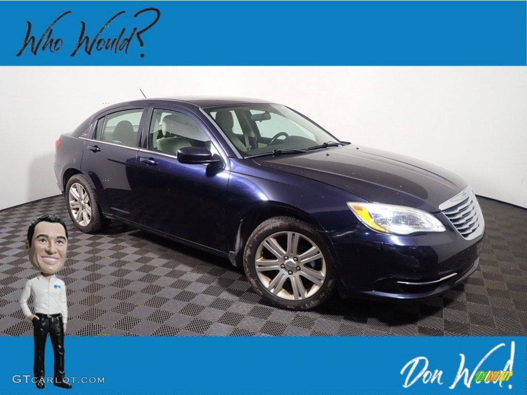 2012 200 Touring Sedan - Blackberry Pearl Coat / Black/Light Frost photo #2