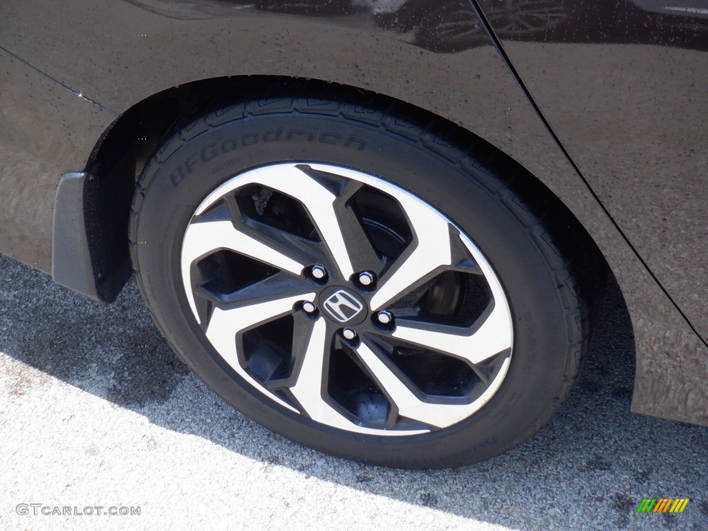 2017 Accord EX-L Sedan - Kona Coffee Metallic / Black photo #4