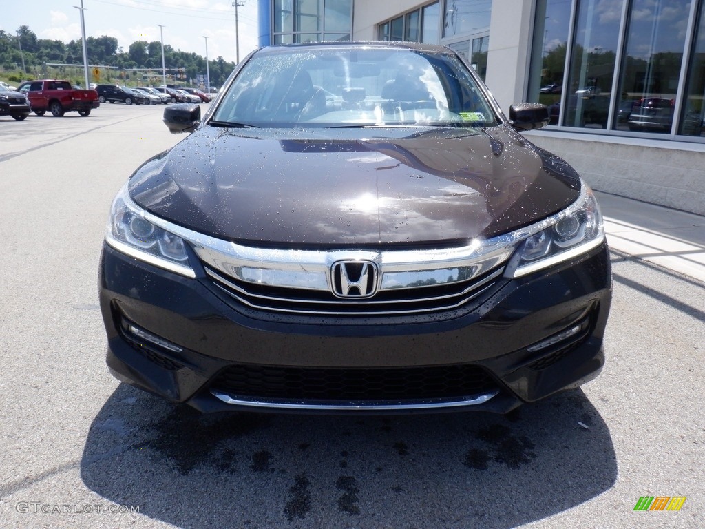 2017 Accord EX-L Sedan - Kona Coffee Metallic / Black photo #6