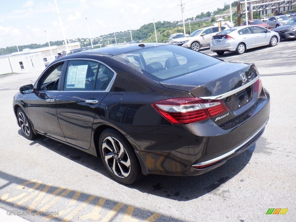 2017 Accord EX-L Sedan - Kona Coffee Metallic / Black photo #8