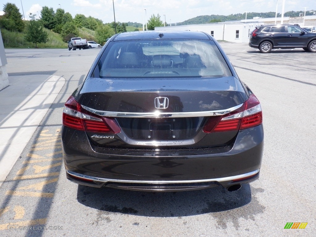 2017 Accord EX-L Sedan - Kona Coffee Metallic / Black photo #9