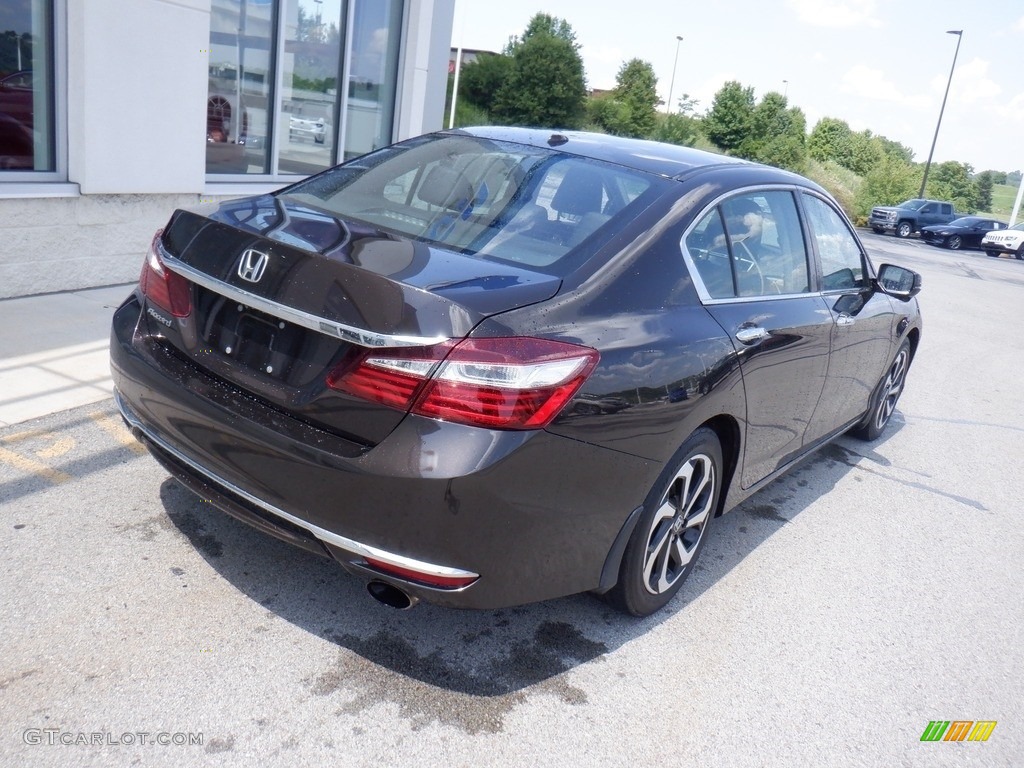 2017 Accord EX-L Sedan - Kona Coffee Metallic / Black photo #10