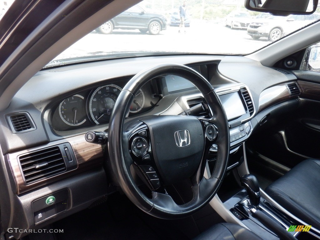 2017 Accord EX-L Sedan - Kona Coffee Metallic / Black photo #12