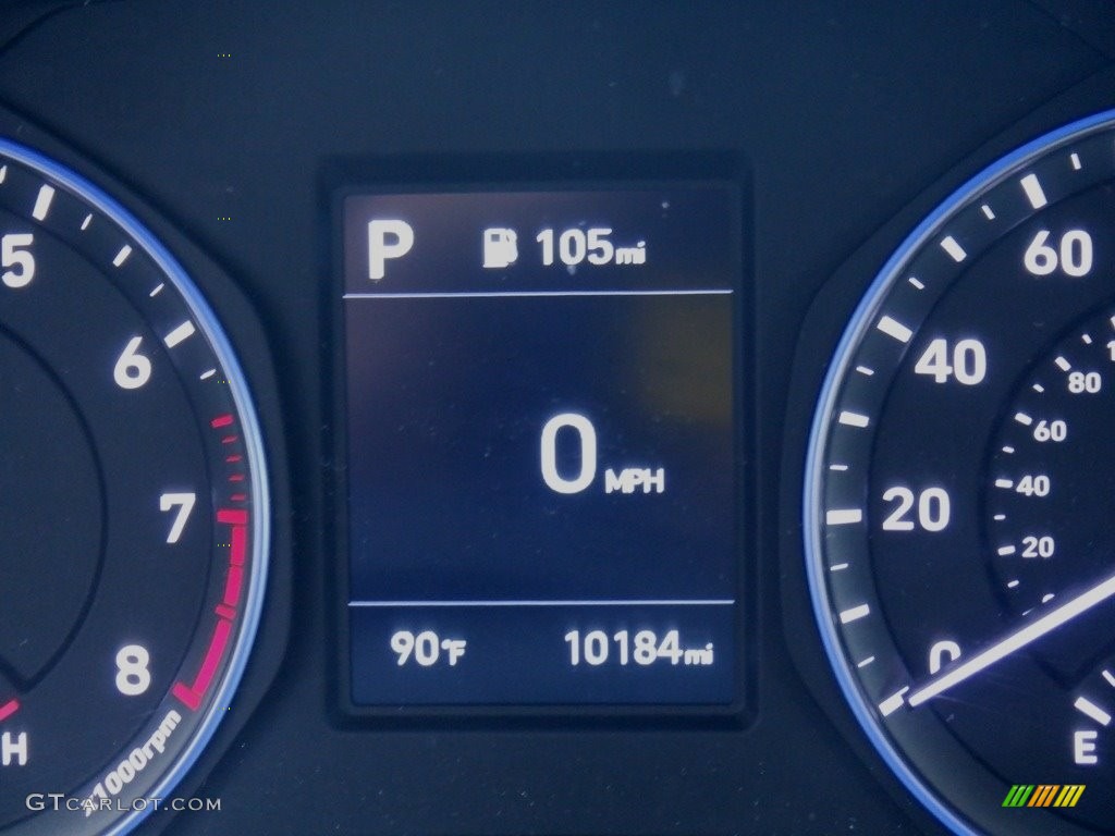 2020 Kona SE AWD - Surf Blue / Black photo #29