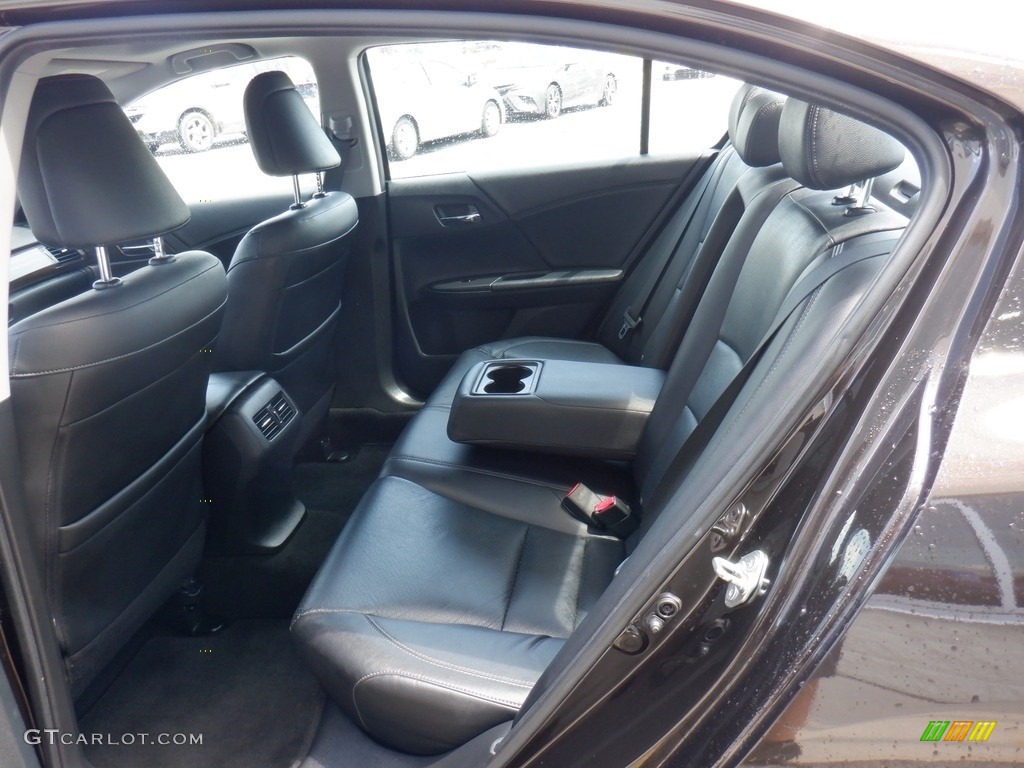 2017 Accord EX-L Sedan - Kona Coffee Metallic / Black photo #31