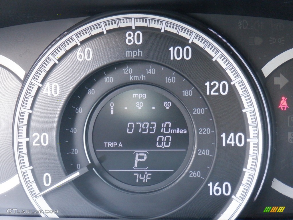 2017 Accord EX-L Sedan - Kona Coffee Metallic / Black photo #36
