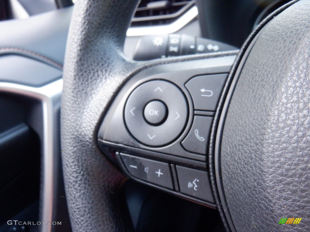 2019 Toyota RAV4 Adventure AWD Black Steering Wheel Photo #146291438