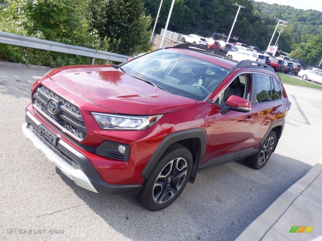 2019 RAV4 Adventure AWD - Ruby Flare Pearl / Black photo #16