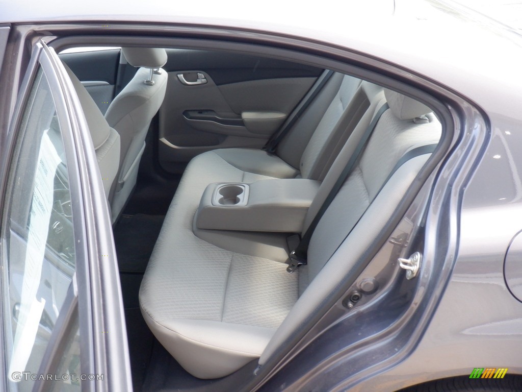 2015 Honda Civic EX Sedan Rear Seat Photos