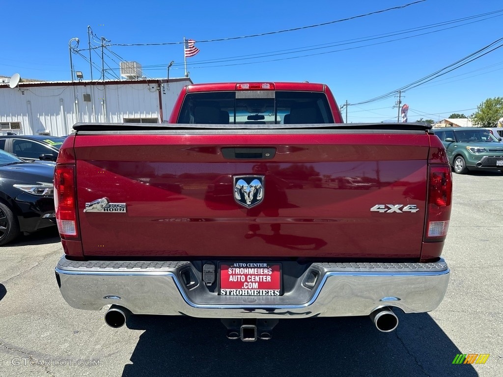 2012 Ram 1500 Big Horn Crew Cab 4x4 - Deep Molten Red Pearl / Dark Slate Gray/Medium Graystone photo #5