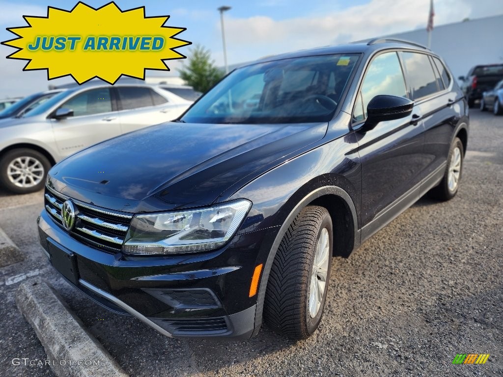 2019 Tiguan S - Deep Black Pearl / Titan Black photo #1