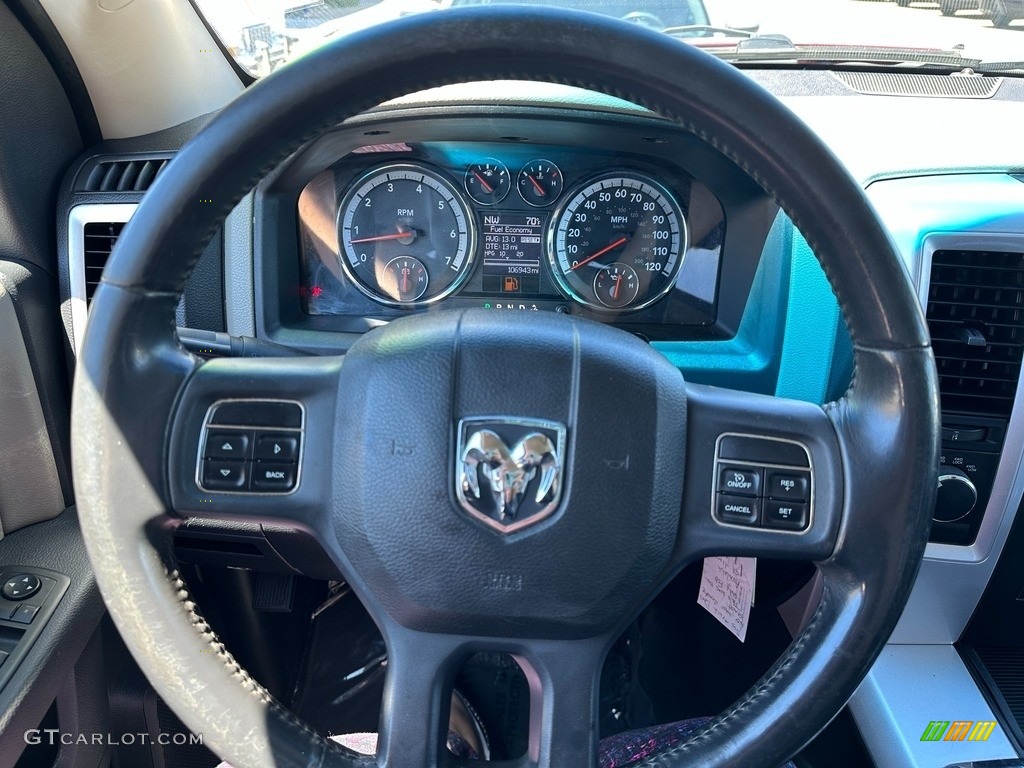 2012 Ram 1500 Big Horn Crew Cab 4x4 - Deep Molten Red Pearl / Dark Slate Gray/Medium Graystone photo #8