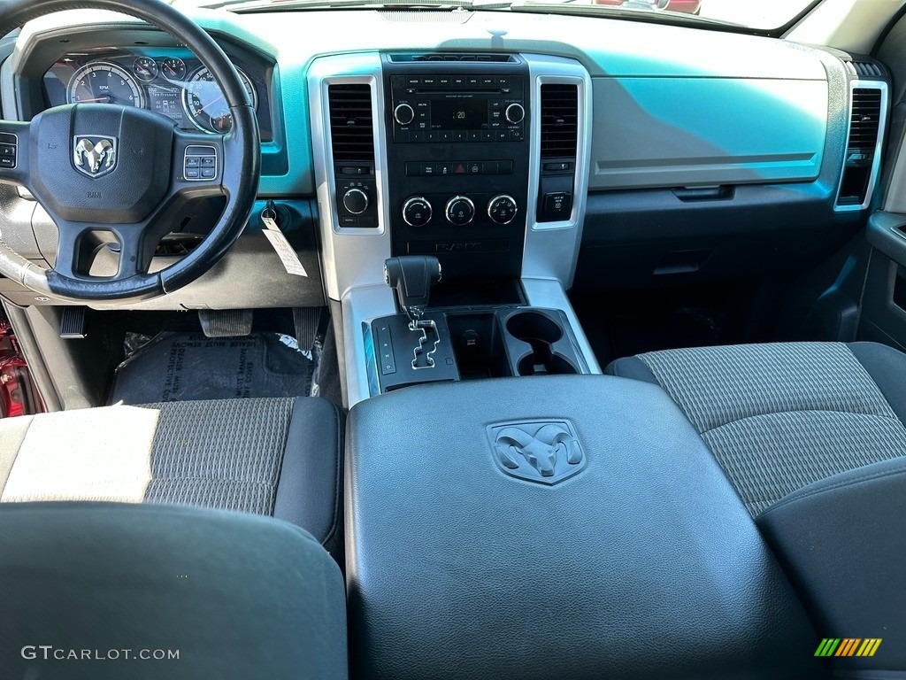 2012 Ram 1500 Big Horn Crew Cab 4x4 - Deep Molten Red Pearl / Dark Slate Gray/Medium Graystone photo #11