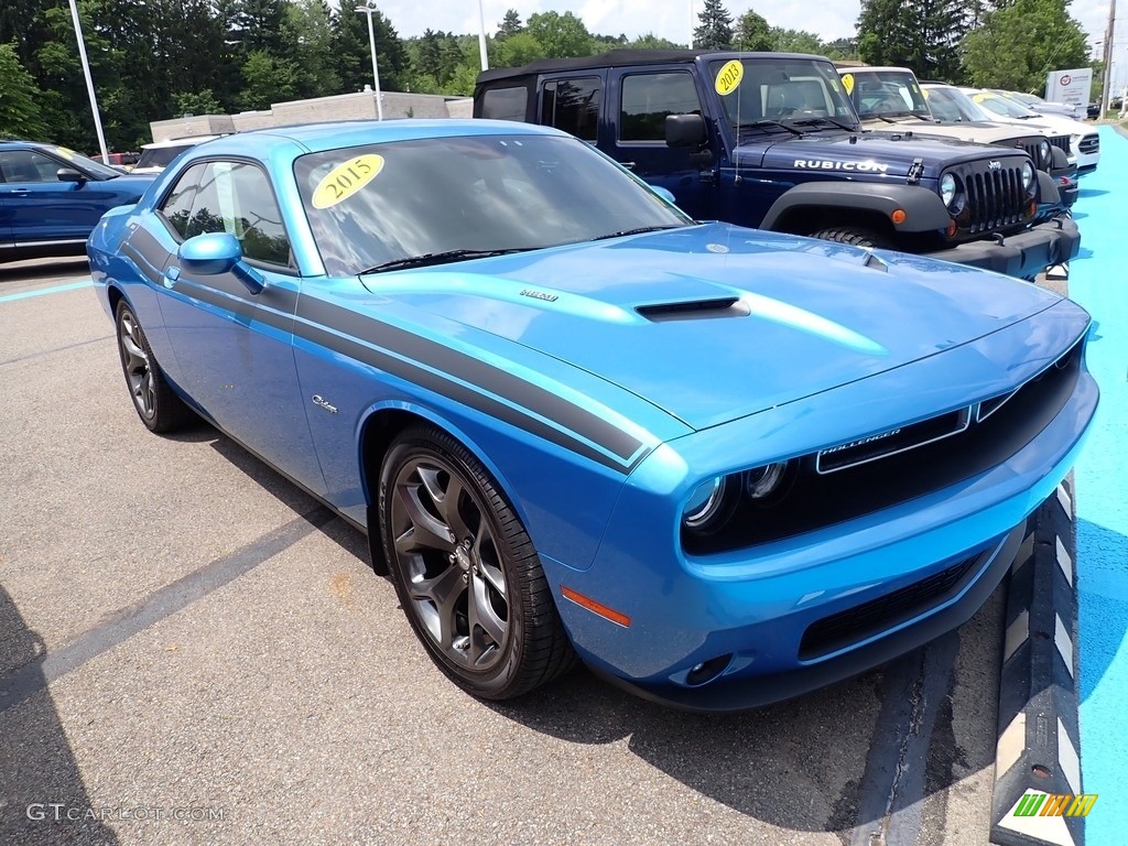 B5 Blue Pearl 2015 Dodge Challenger R/T Exterior Photo #146292689