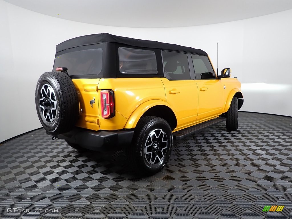 2022 Bronco Outer Banks 4x4 4-Door - Cyber Orange Metallic Tricoat / Roast/Black Onyx photo #12