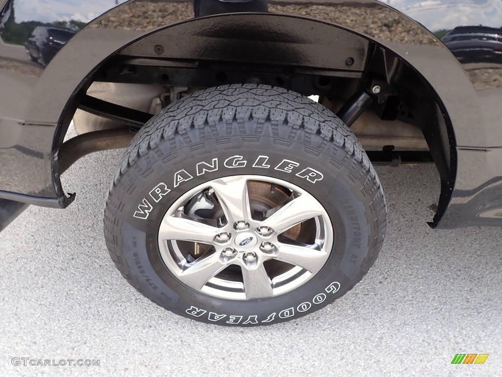 2020 F150 XLT SuperCrew 4x4 - Agate Black / Medium Earth Gray photo #9