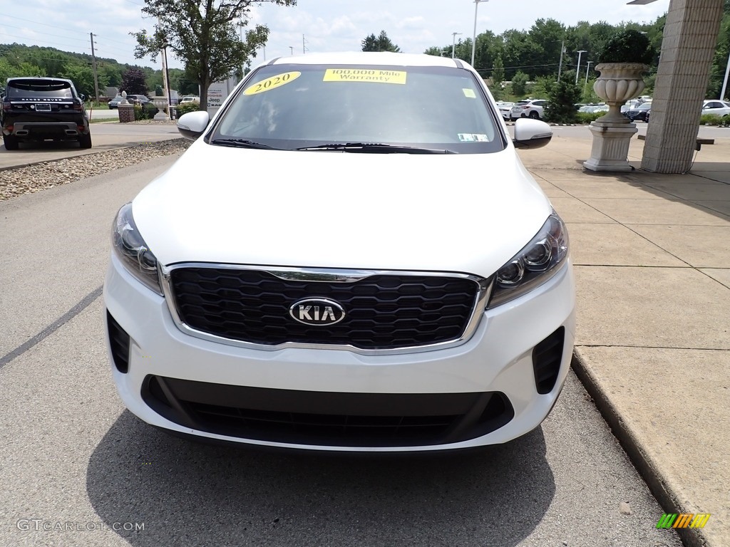 2020 Sorento LX AWD - Snow White Pearl / Stone Beige photo #3