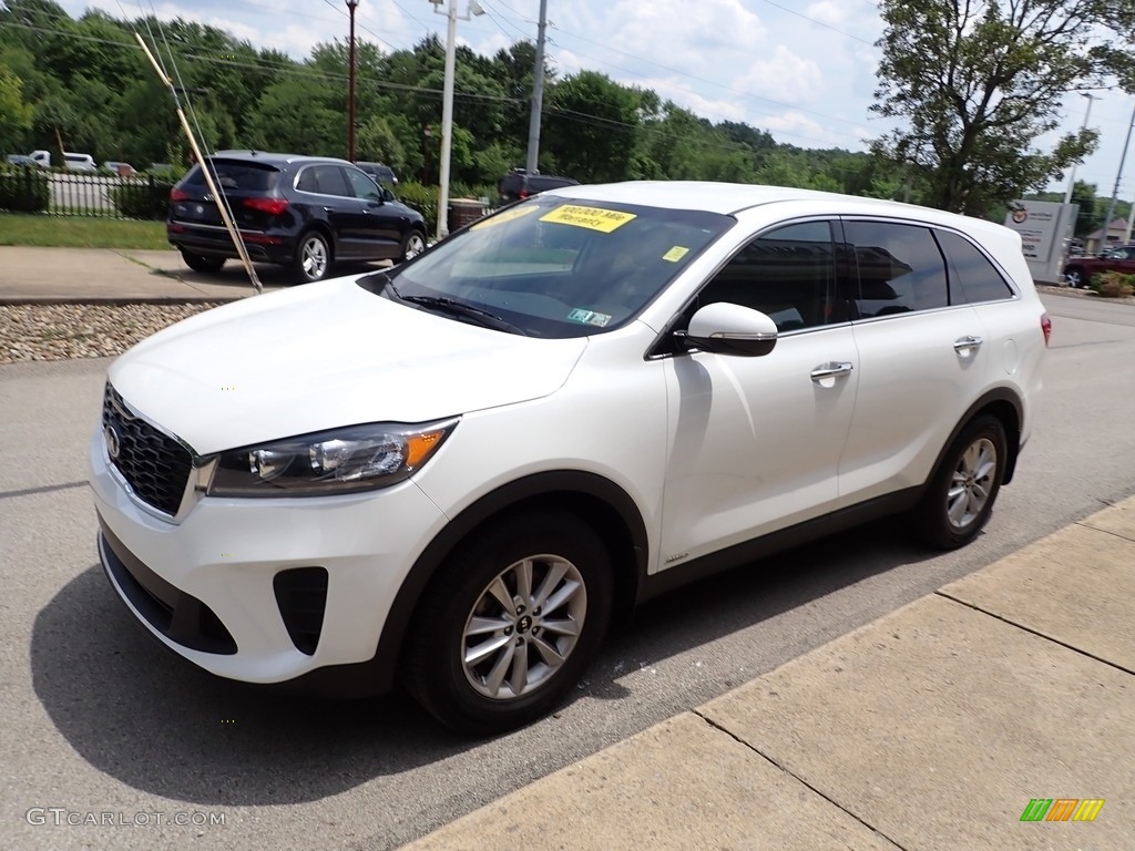 2020 Sorento LX AWD - Snow White Pearl / Stone Beige photo #4