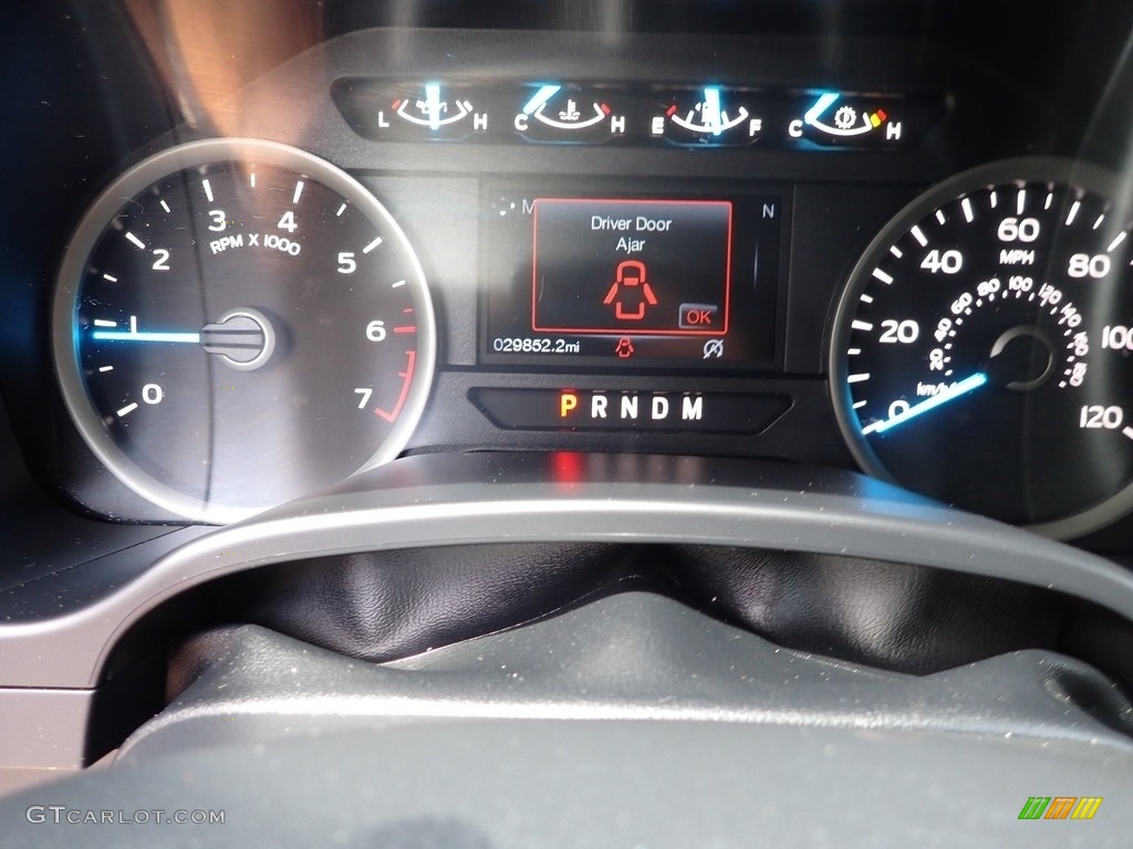 2020 F150 XLT SuperCrew 4x4 - Agate Black / Medium Earth Gray photo #14
