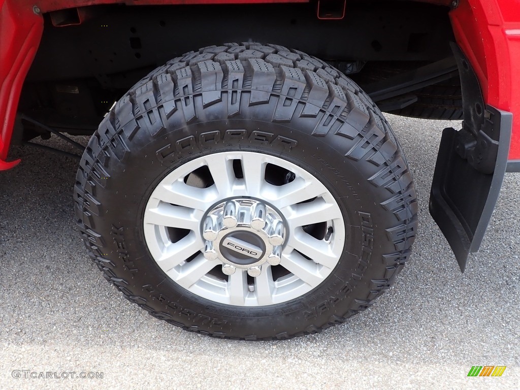 2021 F250 Super Duty XL Regular Cab 4x4 - Race Red / Medium Earth Gray photo #7
