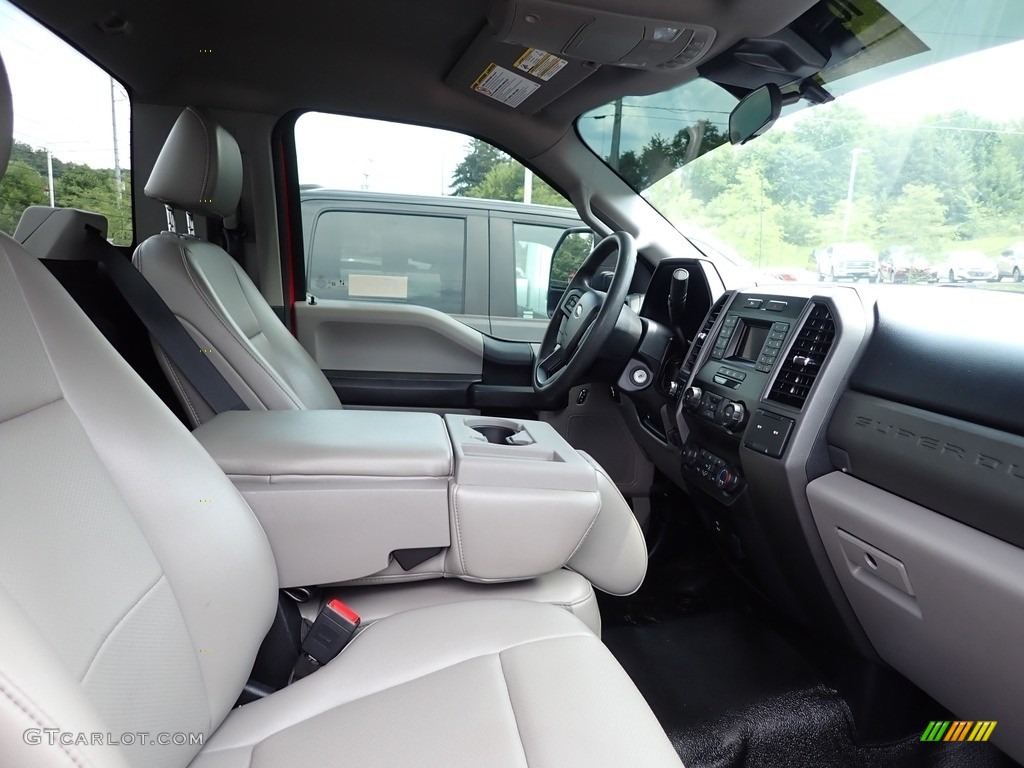 2021 F250 Super Duty XL Regular Cab 4x4 - Race Red / Medium Earth Gray photo #8