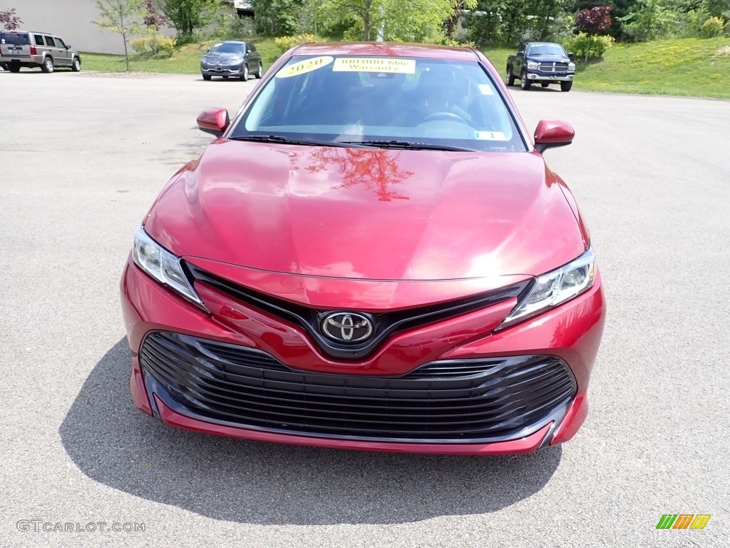 2020 Camry LE - Ruby Flare Pearl / Black photo #3