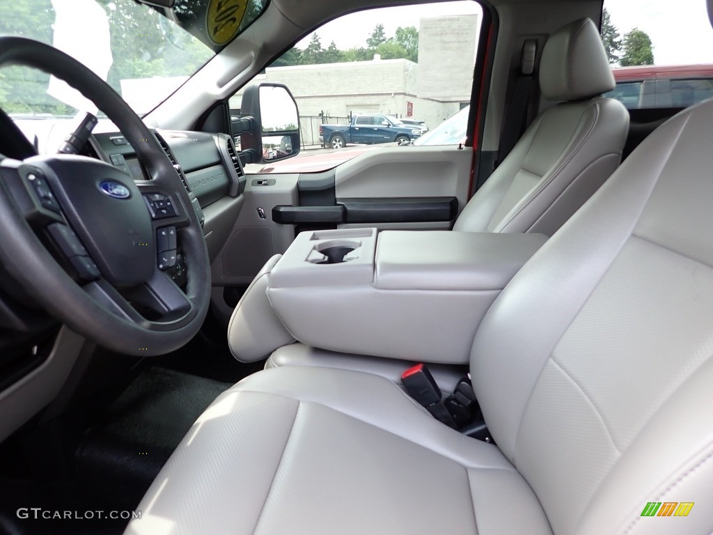 2021 F250 Super Duty XL Regular Cab 4x4 - Race Red / Medium Earth Gray photo #14