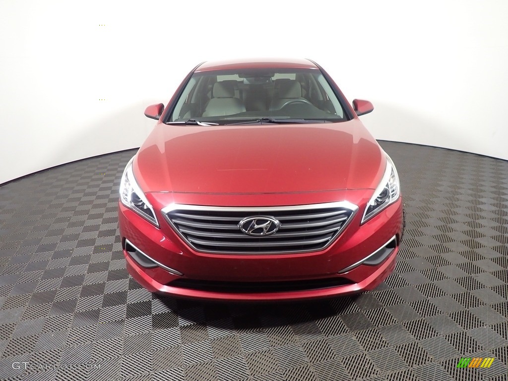2016 Sonata SE - Venetian Red / Gray photo #4